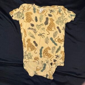 Kate Quinn Curry Leopard Bamboo Print Bodysuit